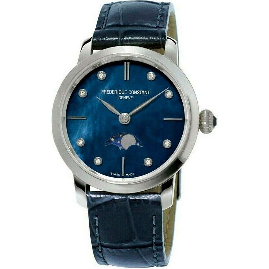 Frederique Constant FC 206MPWD1S6. Slim Line Moonphase